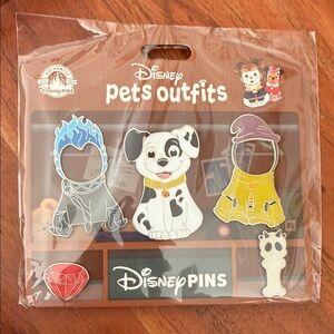 Disney Pets and Villains Outfits Dalmatian Hades & Dopey 3-Pin Set